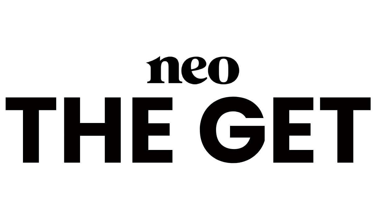 "Neo" logo and "The Get" title